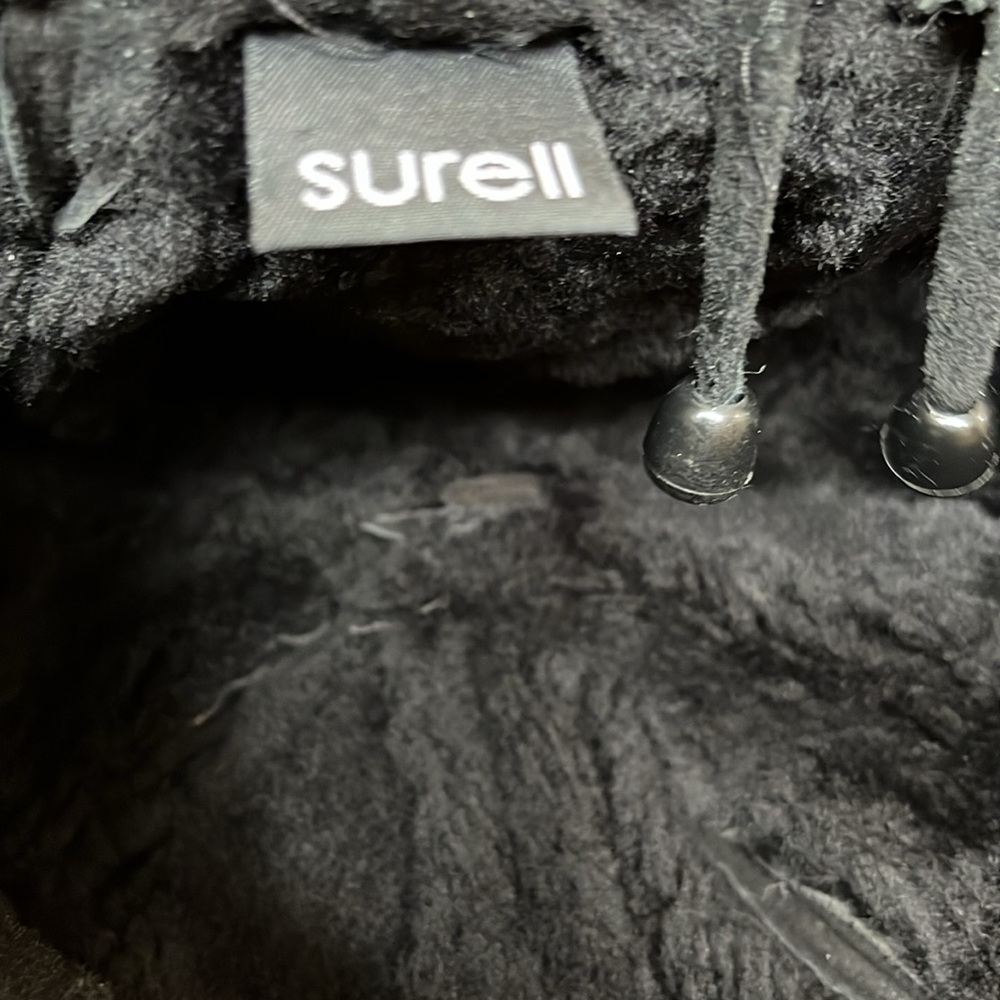 Suede/Shearling Hat - image 2